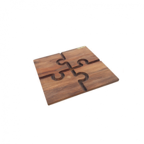 PUZZLE wooden pot